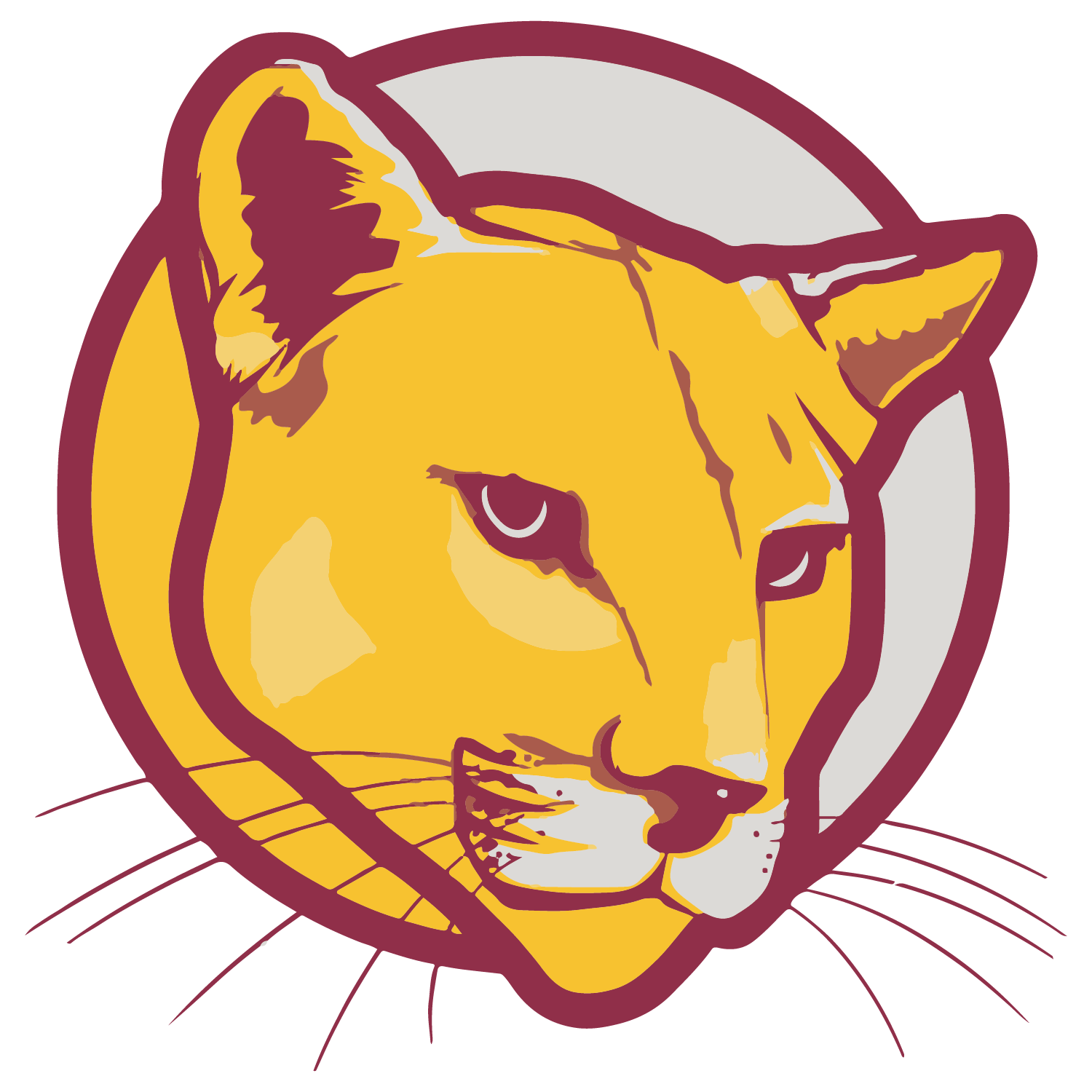 Prairie Point Panther inside of a circle logo